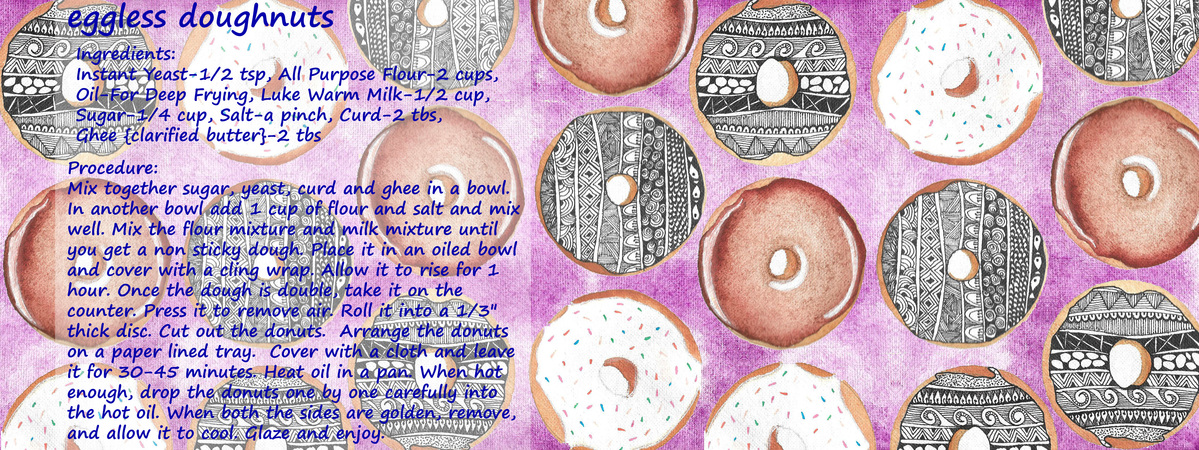 eggless doughnuts by Madhushri Kamat