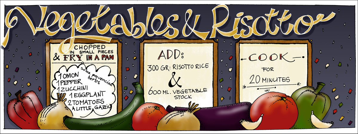vegetables & risotto by Trudy Voos