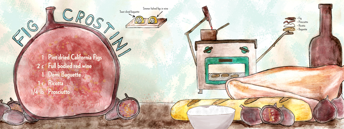 Fig Crostini by Victoria Fiorini