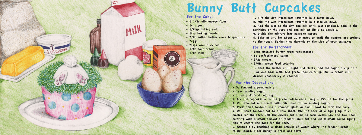 Bunny Butt Cupcakes by Maddy Spears