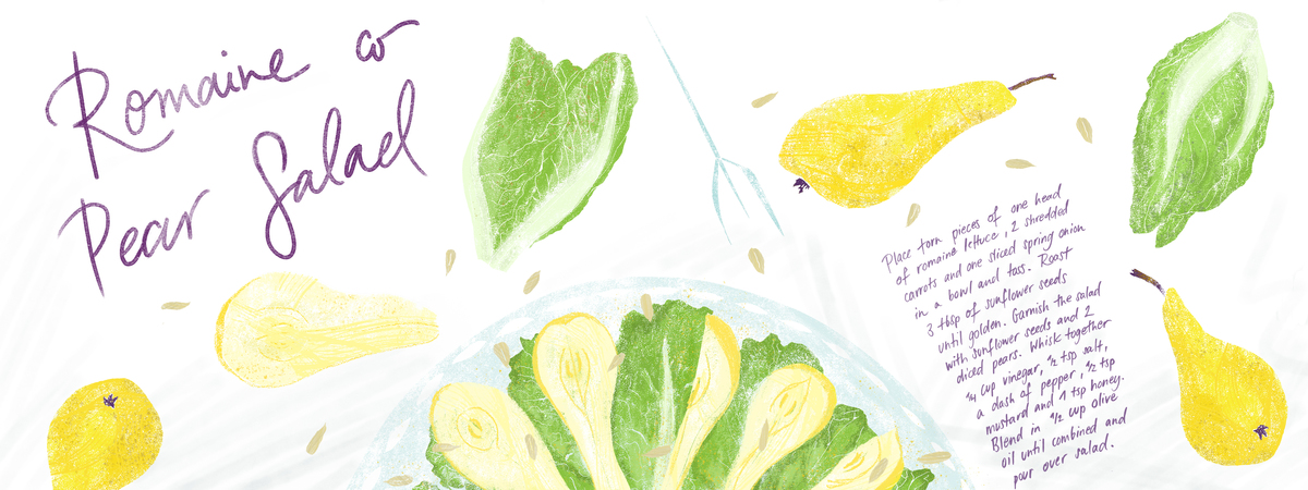 Romaine Pear Salad by Julia Bausenhardt