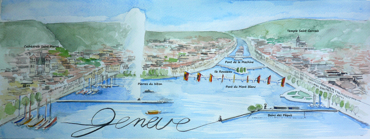 Geneva Bay, Switzerland by Lucie Thiam Bouleau