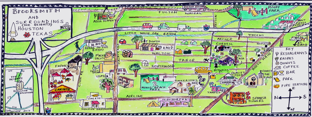 BrookeSmith and Surrounding (The Heights) in Houston, Texas by Chris Fitzgerald