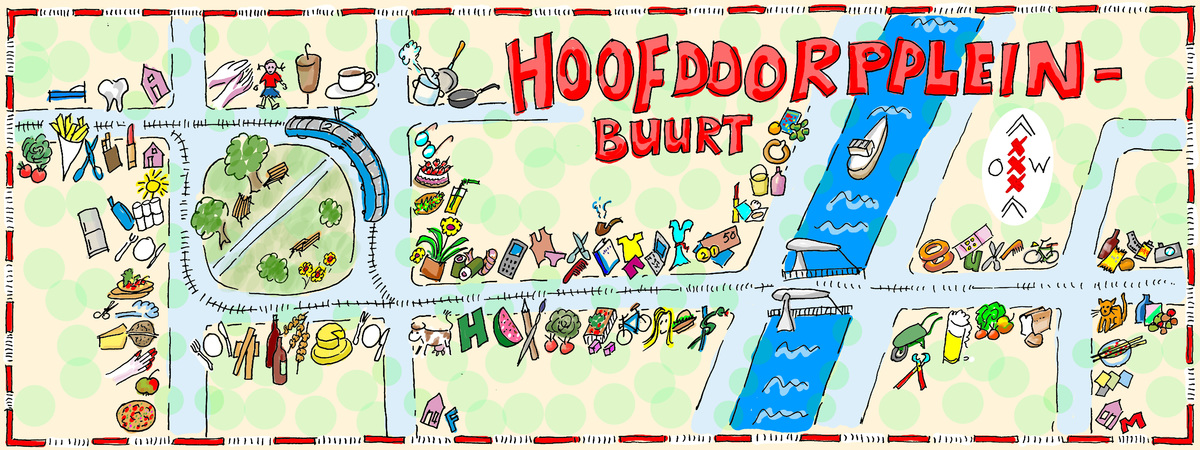 Hoofddorpplein-buurt, Amsterdam, The Netherlands by Frans Koene 170619 hoofddorpplein