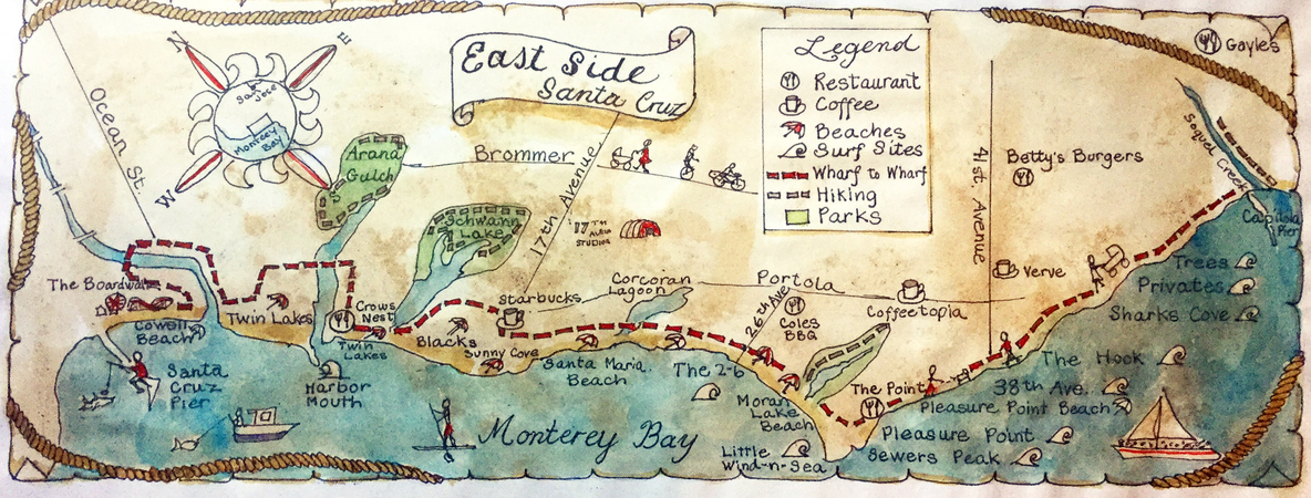 Eastside, Santa Cruz by Eileen Butcher