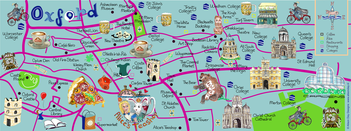 Oxford, England by Alison Day