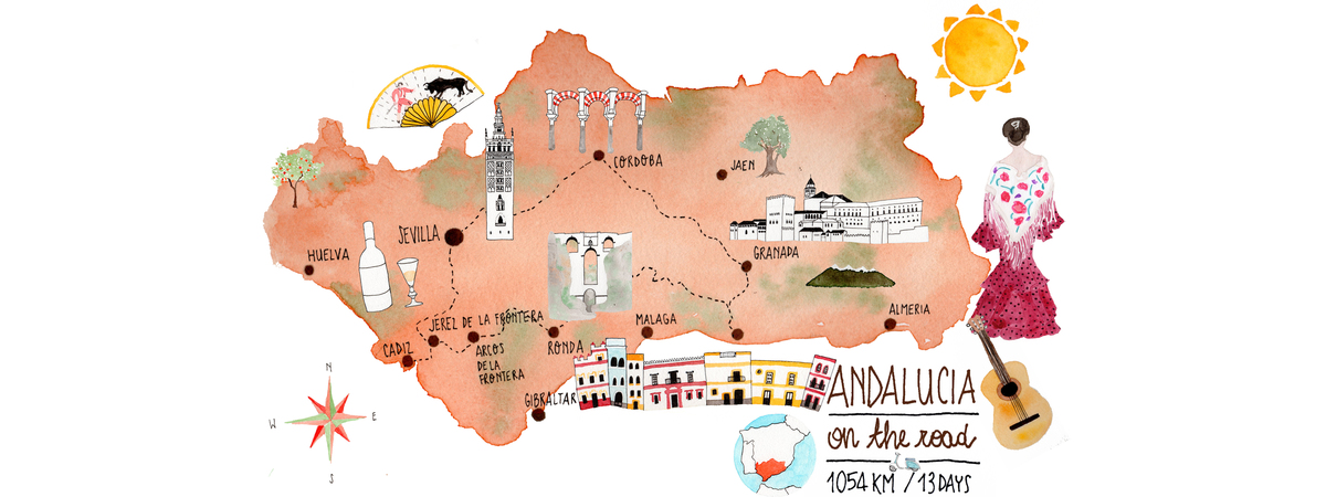 On the Road in Andalucia, Spain by silviabes Andalucia road trip
