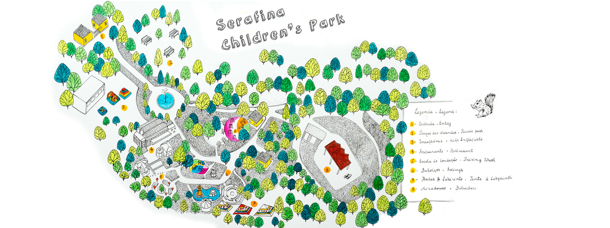 Serafina Children's Park in Lisbon. Portugal by Isabel Valfigueira