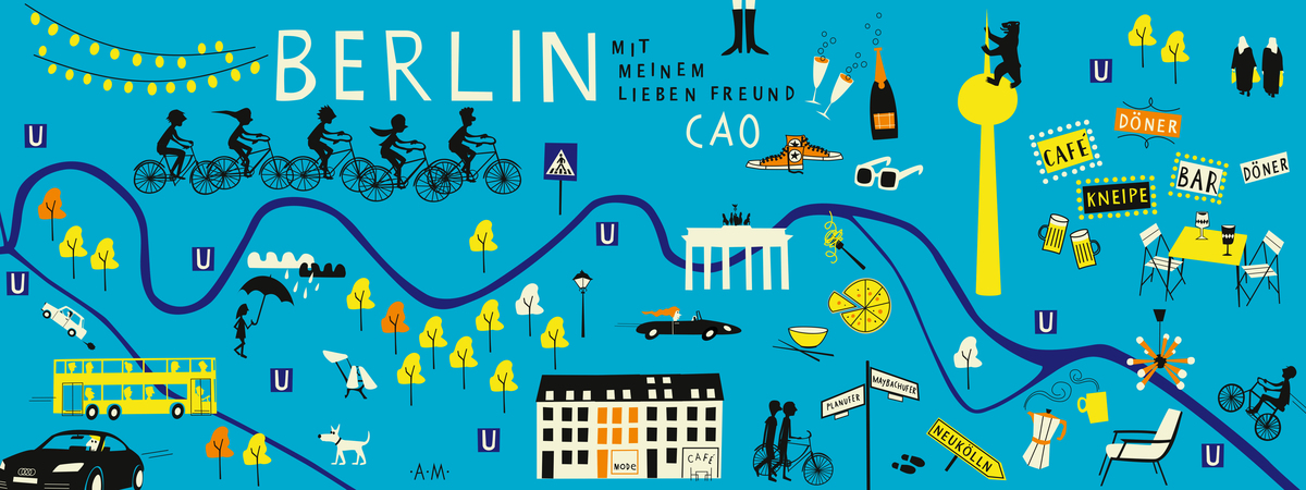 Berlin, Germany with my friend Cao by Anna Mendes