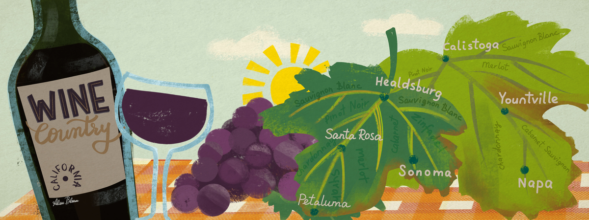 Wine Country, California by Alisa Bloom