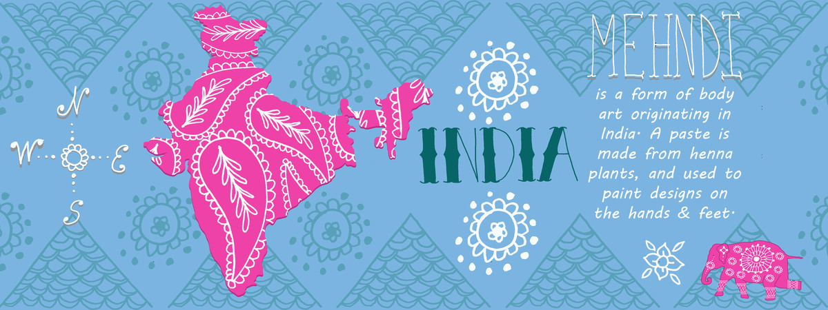 About Mehndi by Sharon Gayhart About mehndi map