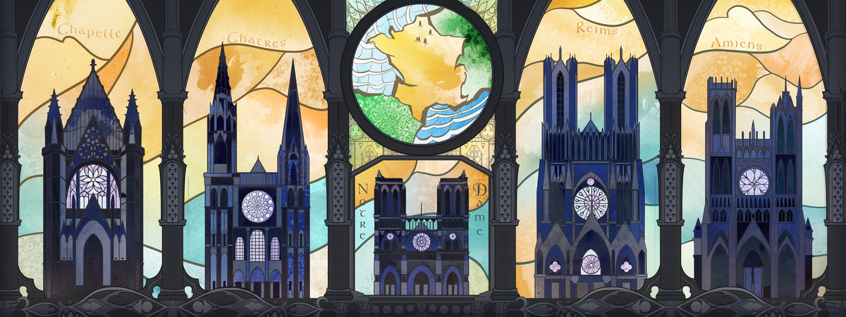 Cathedrals of France by Paige Baxter