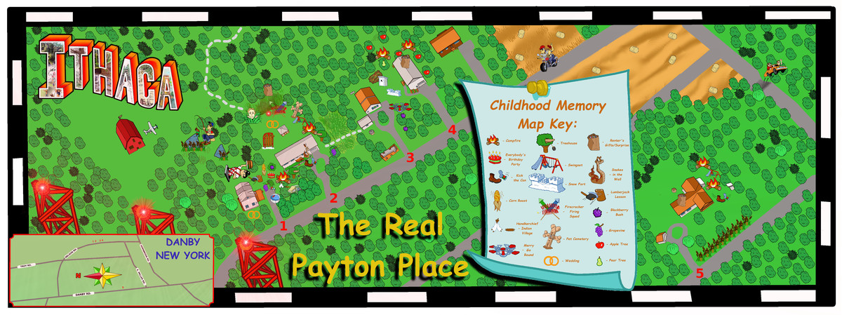 The Real Payton Place in Danby, NY by Mark Payton Ithaca memories
