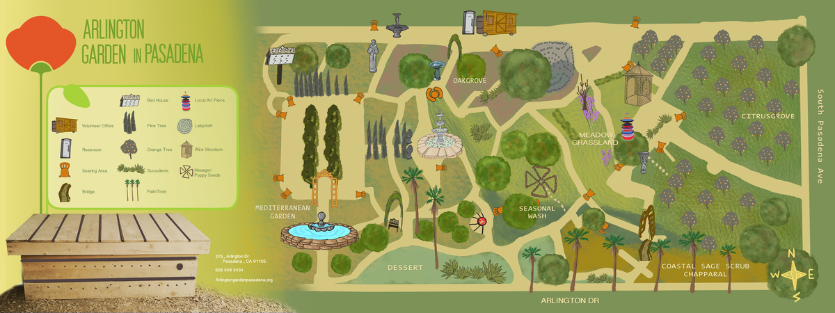 Arlington Garden, Pasadena, California by Sharon Joetama