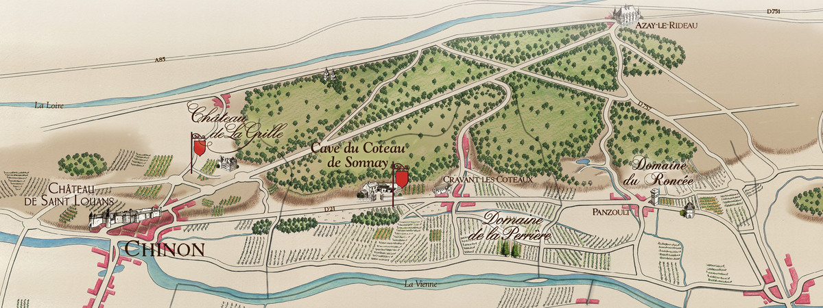 Route des Vins de Chinon, France by Catherine Pivet