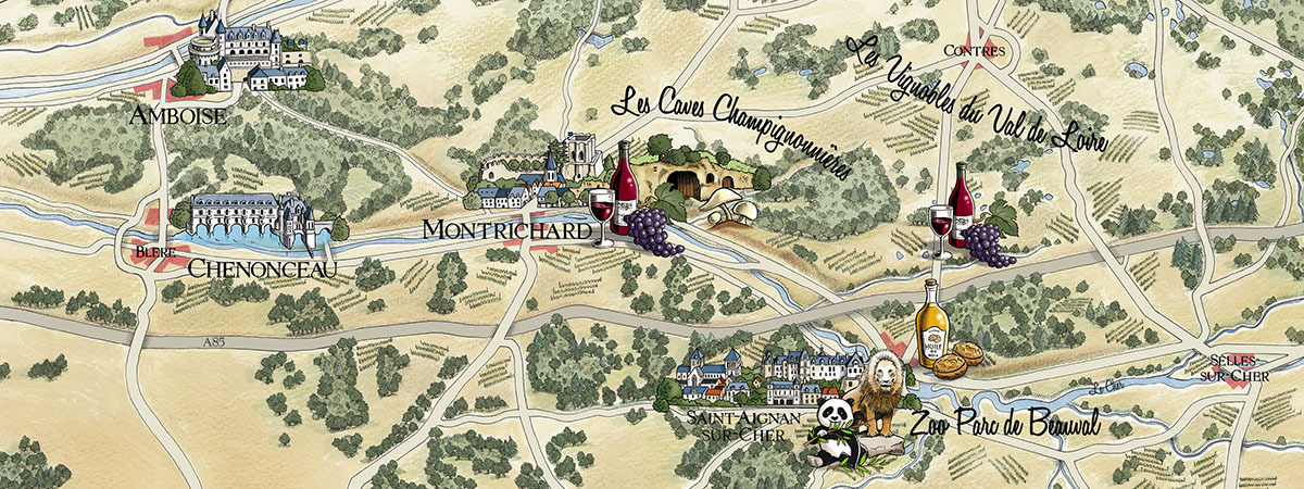 Vallée du Cher in the Loire Valley of France by Catherine Pivet