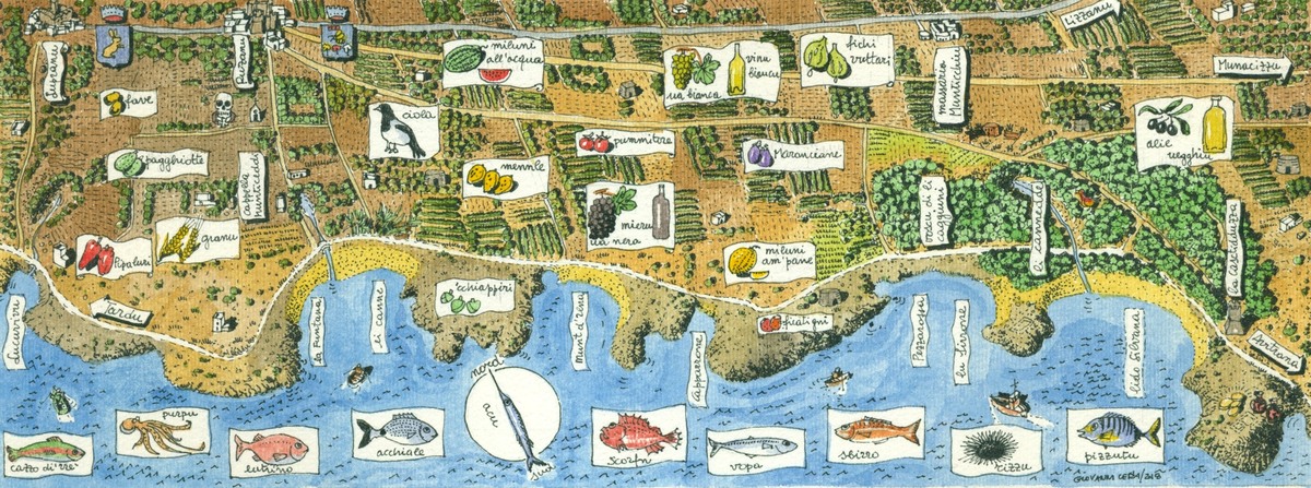 The Coast of Pulsano on the Jonian Sea in the Fifties by Giovanni Cera