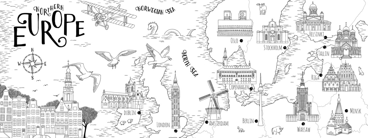 Northern Europe by Franzi Northern europe