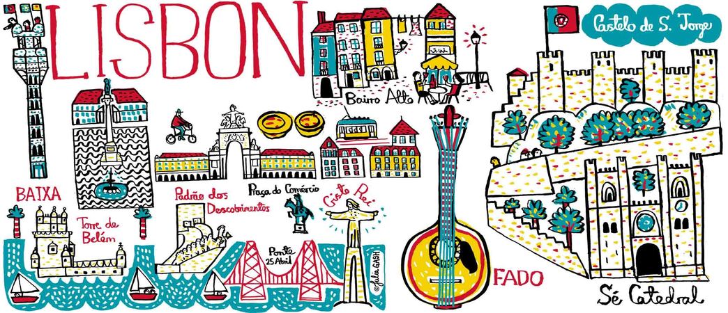 Lisbon, Portugal by Julia Gash