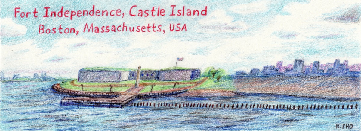 Fort Independence, Castle Island, Boston, Massachusetts by Robert Pho