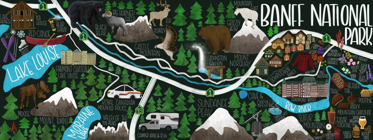 Banff National Park in Alberta, Canada by Bianca Bee