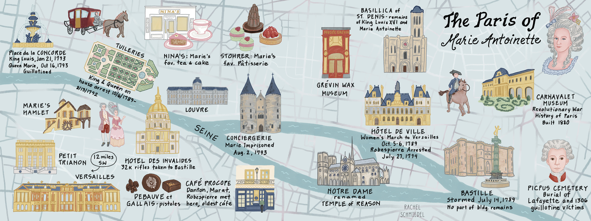 The Paris of Marie Antoinette by Rachel Schmiedel