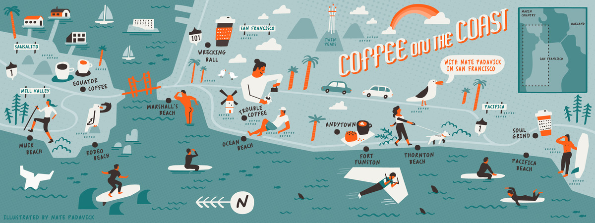 Coffee on the Coast with Nate Padavick in San Francisco, California by Nate Padavick