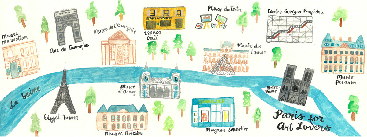 Paris For Art Lovers by Ria De Lara