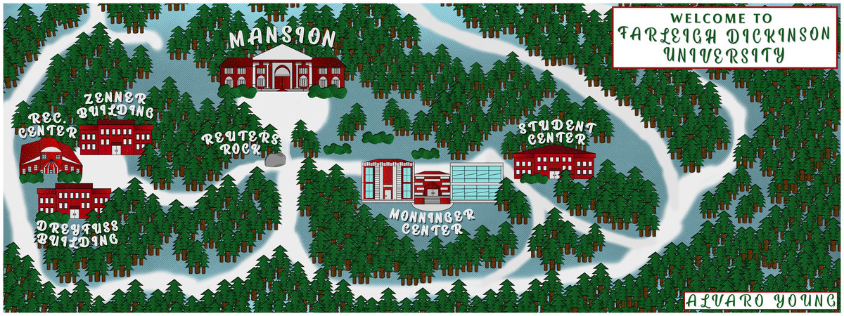 Farleigh Dickinson University Map by Alvaroy