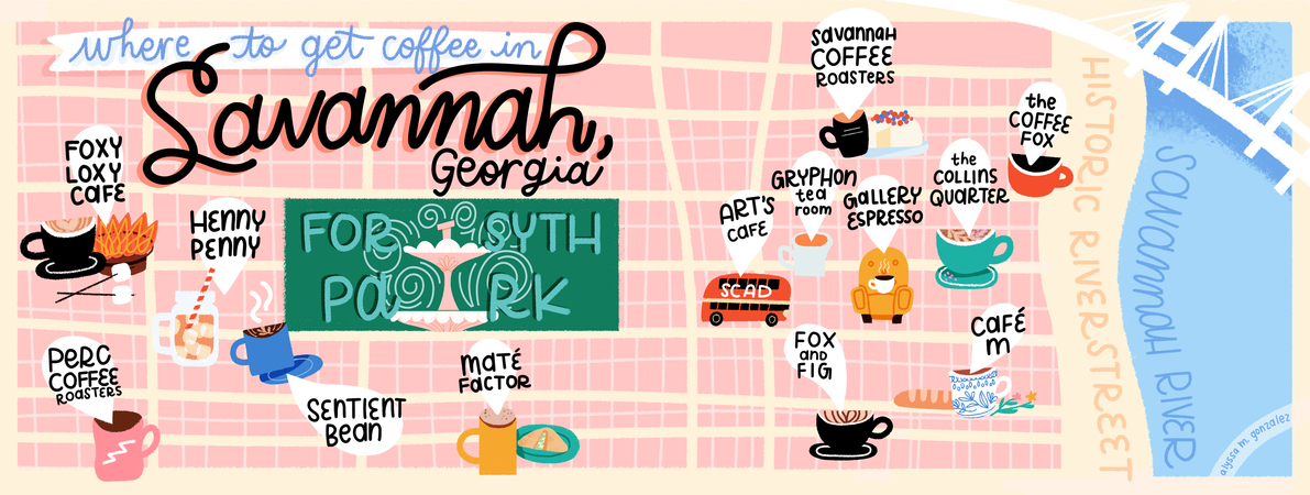 Where to Get Coffee in Savannah, Georgia by alyssamariag