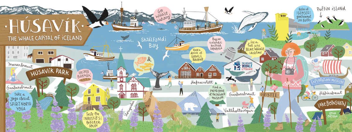 Húsavík, the Whale Capital of Iceland by Rena Ortega