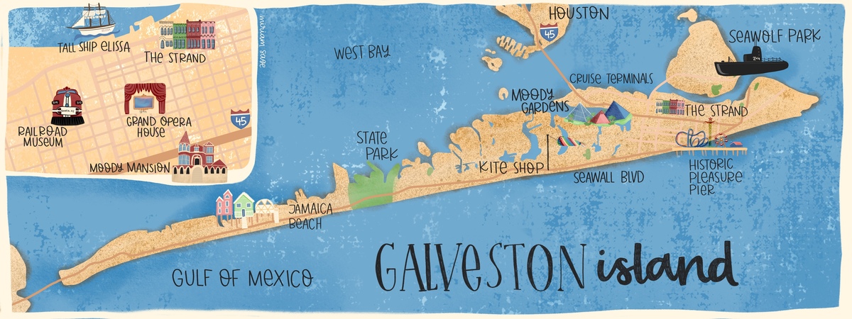 Galveston Island by miriamsage