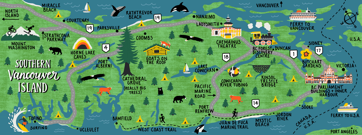 Southern Vancouver Island by Bex Morley