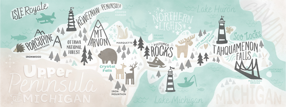 Upper Peninsula of Michigan by Jessie Steury