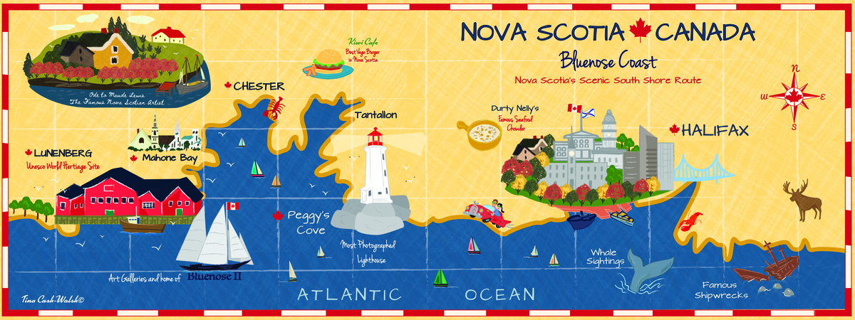 Nova Scotias Bluenose Coast by Tina Cash-Walsh