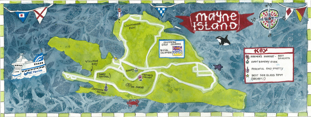 Island living the Mayne way! by Glenna Lundberg