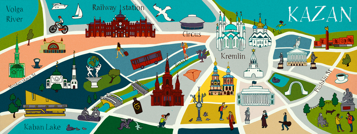 Kazan, Russia by Gleolite