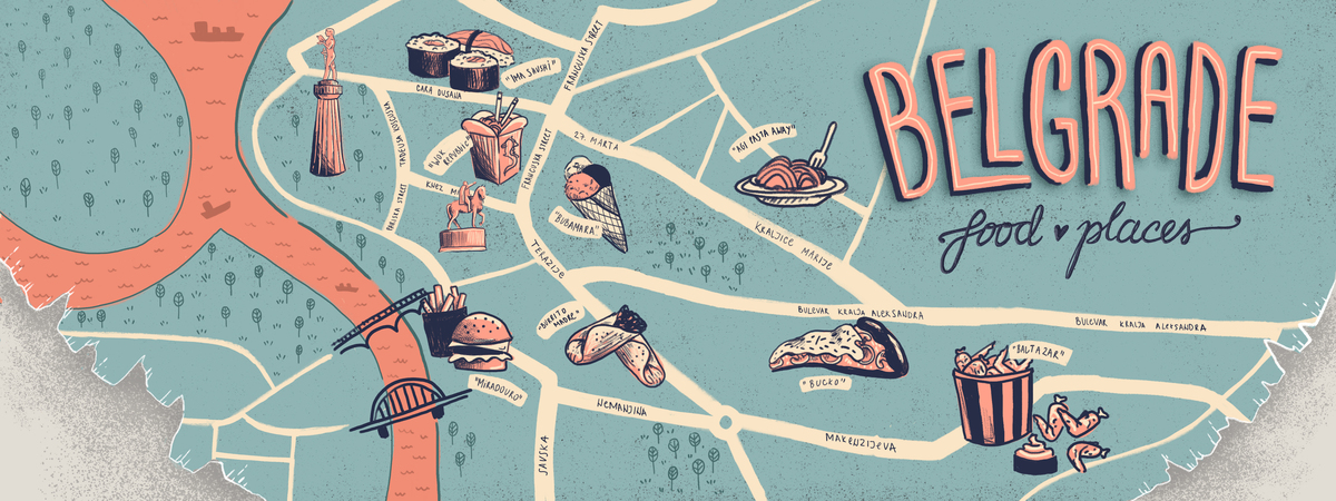 Belgrade - Food Places by Suzana