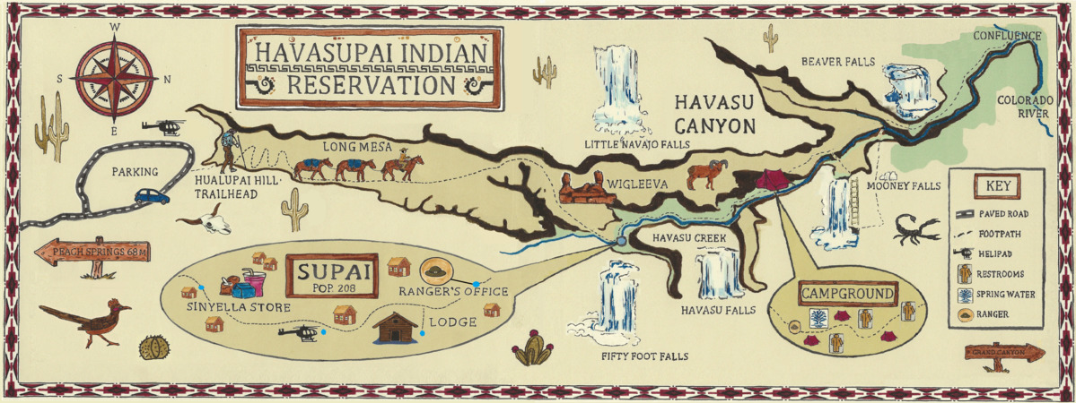 Supai, Arizona by Stephanie Glen Ducasse