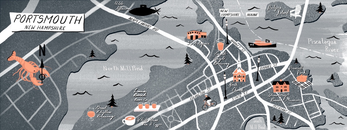Portsmouth, New Hampshire by Emily Chadwick