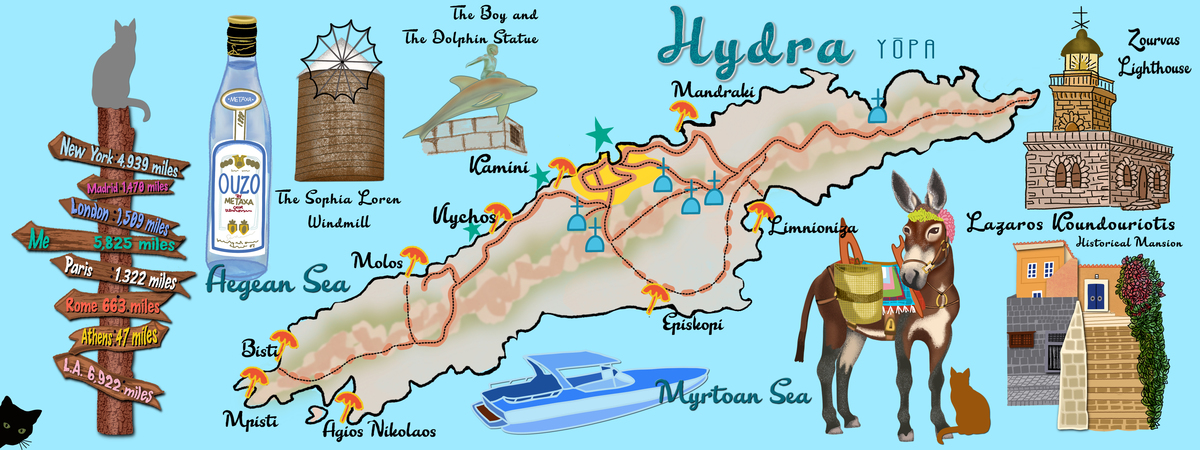 Livin' the Dream on Hydra by Starlene DeBord
