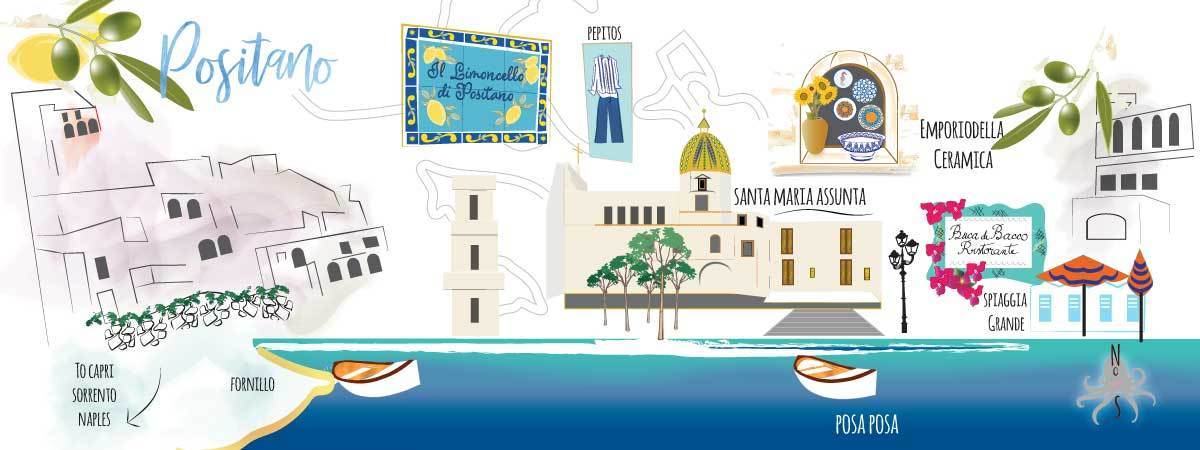 Positano, Italy by Nancy Morlino