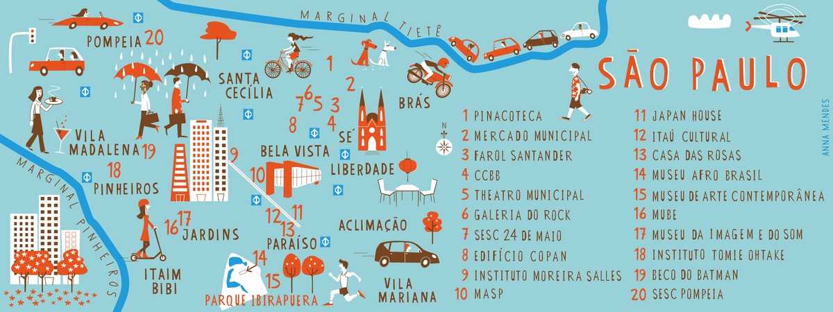 São Paulo, Brazil by Anna Mendes