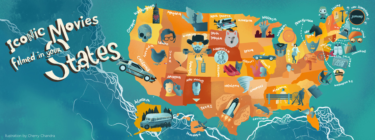 Iconic Movies Filmed in your State by Cherry Virginia Chandra