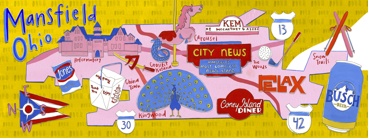 Sunny Mansfield, Ohio by Nan McCartney