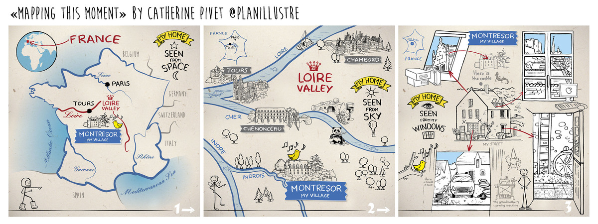 Mapping This Moment in the Loire Valley by Catherine Pivet