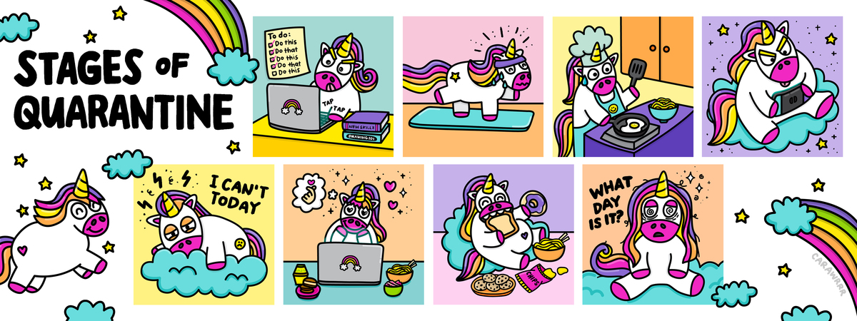 Mapping This Moment: Stages of Quarantine by Carawrrr