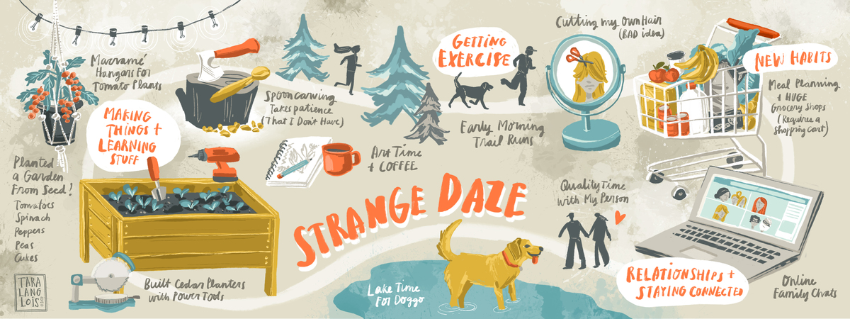 Mapping This Moment: Strange Daze by Tara Langlois