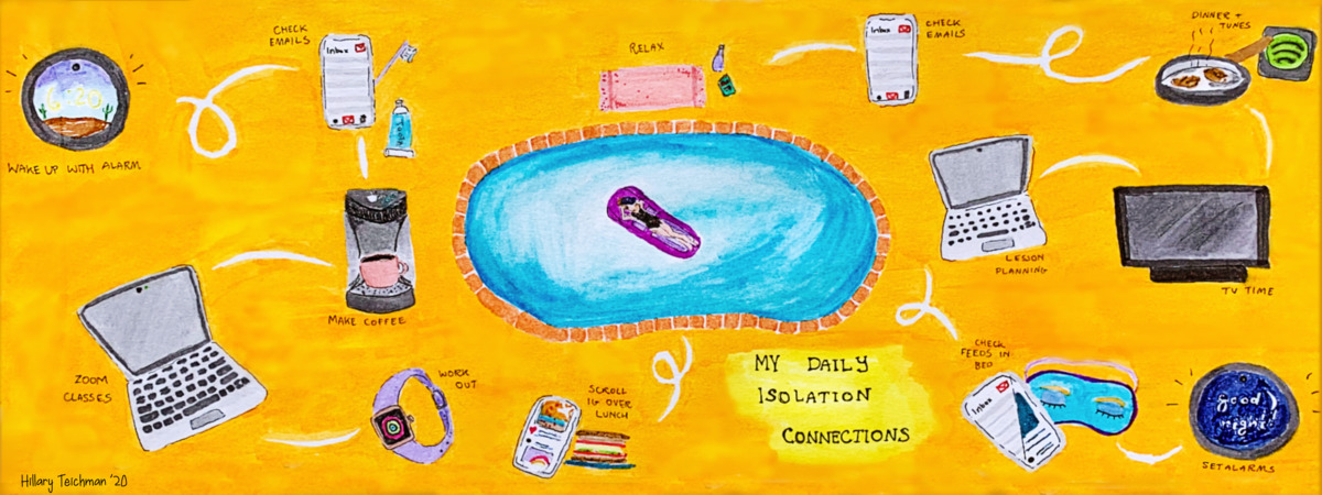 Mapping This Moment: Daily Connections in Isolation by Hillary Teichman