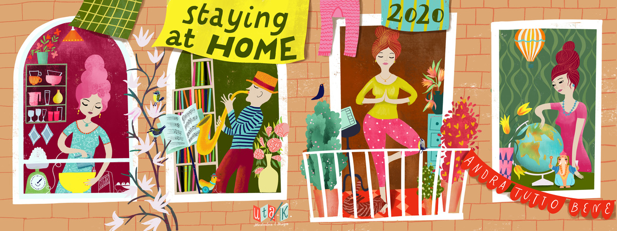 Mapping This Moment: Staying at Home 2020 – Andra Tutto Bene by Mira Paradies